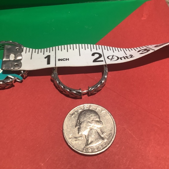 Sterling Silver & 18K Rose Gold Hoop Earrings, EFFY - Picture 10 of 11